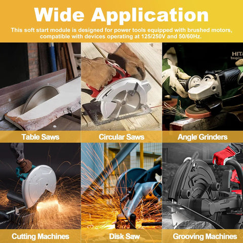 Kickstart Your Rig With Heavy Duty Smooth 24 Amp Soft Start Relay Module Pre Wired Harness for table saws and circular saws.