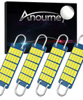 561 LED Festoon Bulbs 44mm Pack Of 4 Super Bright White Interior Map Dome Courtesy Lights For Cars 12V Plug And Play Replacement