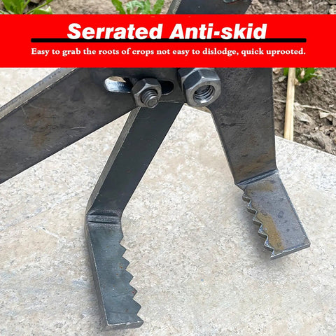 Heavy Duty Manganese Steel Stump Extractor And Fence Post Puller With Serrated Anti Slip Grip Tackles Stubborn Roots And Hauls Concrete Forms Straight Out With Zero Hassle