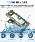 Six Piece Surface Mount Butterfly Hinges Hella Sturdy Solid Iron Build Killer Bronze Vibe Easy Install For Cabinet Doors And Diy Projects close-up view of waterproof door hinge in water.
