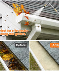 Eight Foot Pressure Washer Extension Wand For Gutter Cleaning With Six Nozzle Tips And Three Gutter Attachments One Quarter Inch Quick Connect 4000 PSI Heavy Duty Brass And Stainless Steel Build Clean From The Ground spraying gutter