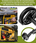 Pro Grade Replacement Table Saw Bevel Handle And Wheel Kit For DW745, DW745-AR, DW7450, DWE7480 installation and use.