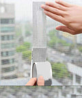 Installing Fine Mesh Window Screen Repair Tape Self Adhesive Patch For Quick Hole Fix, Durable Polyurethane Material