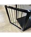 Close-up of the panel guard for Heavy Duty Livestock Weighing Scale With Panel Guard For Cattle Featuring Six Foot Platform.