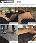 Heavy Duty Gravel Stabilizer Geogrid With Drainage Holes For Driveway And Garden 3x7m Floor Grate Grid applications