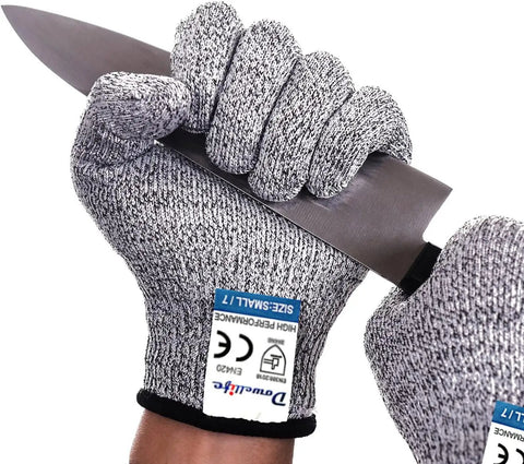 Food Grade Cut Resistant Gloves Level 5 Protection For Kitchen Safety Hands Down Dexterity For Chefs And Home Cooks Oyster Shucking Mandolin Knife And Meat Butchery Prep And Food Prep