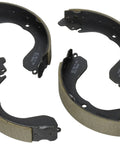 Blue Rear Drum Brake Shoe Set With OE Style Fit For Chrysler Sebring Dodge Avenger Caliber Jeep Compass Patriot Nissan Cube Sentra Versa Asbestos Free Friction All New Steel Construction Rust Resistant Coating Long Lasting Braking Performance