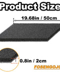 Two Pack 19.7 Inch Oil Drain Pan Splash Pads For Oil Changes, heavy-duty sponge mat, size 19.68in x 0.8in