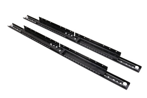 Hella Sturdy Steel Table Extension Brackets With Smooth Glide Rollers For Quick Flip Dining Or Coffee Desk Upgrades In Sleek Black Finish.
