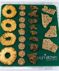 Heavy Duty Silicone Non Stick Dehydrator Mats For 6 Tray Ovens And Countertops Tough No Fuss Kitchen Baking Sheets For Fruit Roll Ups Crackers And Jerky Legit Teflon Free Flat Dry Trays with dried fruits and snacks.