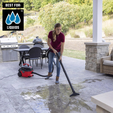 Beast Tough Heavy Duty Wet Dry Vac Attachment Kit For One Seven Eighths Inch Hoses cleaning outdoor patio with wet nozzle