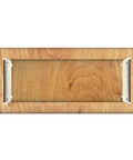 Two Pairs Plastic False Front Cabinet Clips For Attaching False Drawer Fronts To 3/4 Inch Face Frames And 5 Inch Drawer Openings Includes Screws Model R3307, shown installed on wood face frame.