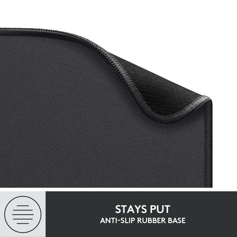 Studio Series Mouse Pad With Anti Slip Rubber Base, Spill Resistant Surface, Easy Gliding, Durable Materials, Portable Desk Mat In Graphite