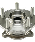 Front Wheel Bearing Hub Assembly Direct Fit Replacement DIY Friendly 513374 for Hyundai Sonata 5 Lug, metal finish, side view