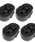 Hanger Insulators For Exhaust System Reducing Vibration Three Eighths Inch ID Two Holes One And A Half Inch Center To Center Heavy Duty EPDM