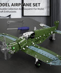 285 Piece Model Airplane STEM Build Set For Kids Ages 8 12 16 Hands On Science Kit With metal airplane parts on table