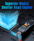 Portable Wireless Barcode Scanner That Works Like A Champ With 1.4 Inch LCD Screen 1200mAh Battery And Charging Cradle