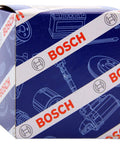 Box of Mercedes Benz Electric Water Pump OE Exact Fit For Select Models with Bosch branding and graphics