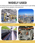 Zikefest 300PCS O-Ring kit infographic showing use across machinery, petrochemical, textile and automobile industries by Amazon
