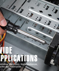 Security Torx Bit Set 16 Piece In S2 Steel With Magnetic Tips in electronics assembly application