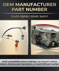 Tail Lamp Holder And Wiring Harness With Eight Halogen Bulbs For Hyundai Sonata 2011 2012 2013 2014 Rear Exterior Pack of 1