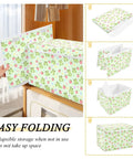 Built Different Foldable Storage Bin With Lid And Handles Collapsible Closet Organizer For Home Bedroom 300D Oxford Fabric in use.