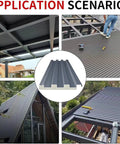 Top-Shelf Heavy-Duty Insulated Aluminum Corrugated Roofing Panels 100 Pack 6.5 Foot Long in application scenarios.