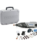12 Volt Max Cordless Rotary Tool Kit With Battery And Carrying Case, 28 Accessories And 2 Attachments For Quick Changes, Pro Quality Power