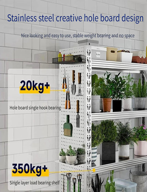 Heavy Duty Garage Shelving Unit, 78 Inch Adjustable Storage Rack With Pegboard Organizer For Warehouse And Basement, Industrial Metal Shelf System Handles 2866 Lbs Drop Dead Reliable Built Tough For Daily Grind