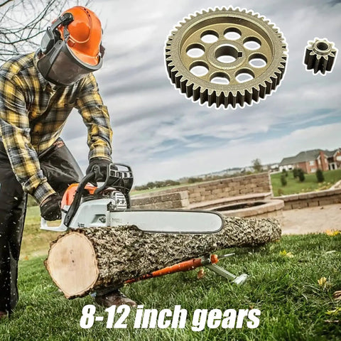 48 To 51 Mm Chainsaw Gear For Lawn Mower Corner Hole Assembly Power Transmission Heavy Duty Metal Gear next to woodcutting chainsaw