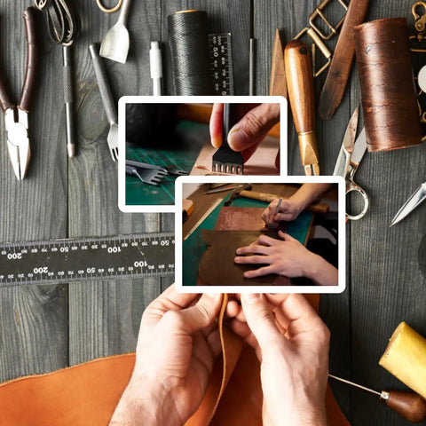 Pro Grade Leather Stitching Punch Set For Bag Making And Wallet Repair, French Style Pricking Irons And Saddlestitch Chisels