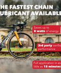 Road bike parked outdoors, showcasing Secret Bike Chain Wax Blend 500g Hot Melt Wax Bicycle Chain Lube application benefits.