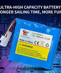 3000mAh battery for Fast 19 Inch RC Boat With 35 Plus KPH Top Speed Remote Control Water Toy For Kids And Adults, packaging shown