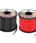 10 AWG Silicone Electrical Wire Pro Grade 50 Feet Kit With 25 Ft Black And 25 Ft Red Soft Flexible Hook Up Cable Oxygen Free Stranded Tinned Copper Battery Wire 600V High Temperature Rated Minus Sixty To Two Hundred Celsius on spools