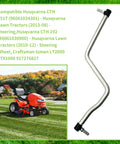 Drag Link Replacement Fits Craftsman LT2000 LTX1000 Husqvarna Poulan Roper Weed Eater Lawn Mowers Sixteen And A Quarter Inch Long Replaces 532175121 175121 917276827 Oregon 45 143 Replacement Part, silver steel steering linkage with threaded ends