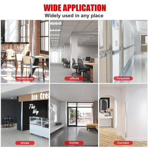 Heavy Duty T304 Stainless Steel Wall Corner Guards, 2 X 2 Inch 48 Inch Long, 10 Pack in various environments including offices, homes, and hospitals.