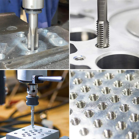Pro Grade M10 X 1.25 Tap And Die Set For Metalworking, High Speed Steel HSS6542 Built To Last, threading metal process