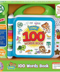 Totally Awesome Interactive Kids Learning Book Featuring Turtle Tiger And Monkey Pals With Touch To Speak Tech For Mastering Over 100 Words And Early Ed Skills Made Dead Simple For Toddlers, showing the bilingual 100 Words Book.