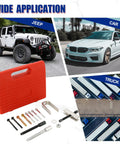 All In One Car Steering Wheel Puller Kit With Lock Plate Remover And Compressor Removal Set for Cars SUVs Trucks