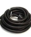 Dust Free Hose Extension Kit For Shop Dust Collection With 20 Foot Whip Hose coiled on white background
