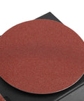 Close-up of an 8-inch abrasive disc for Mini Belt And Disc Sander, 100 Watt Bench Grinder with durable surface material.