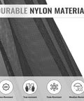 Replacement Gazebo Netting Screen 10x10 Universal Four Panel Rugged Mosquito Mesh Sidewalls with Double Zippers, black nylon material