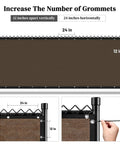 Privacy Fence Screen 6 Foot By 50 Foot Heavy Duty 170GSM HDPE Mesh Delivers 95 Percent Backyard Privacy With Reinforced Edges And Grommets