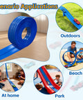 Scenarios for Portable Diy Roll Up Race Track For Kids Compatible With 1 To 64 Scale Diecast Cars Includes Eight Racing Cars And Super Grip