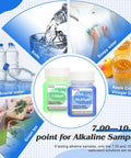 pH Buffer Calibration Kit With 4, 7, 10 pH Buffers And KCl Probe Storage Solution For All pH Meters displayed with various samples