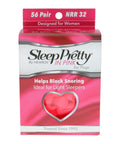 Sleep Pretty In Pink Earplugs For Sleep, 56 Pairs, NRR 32, PU Foam, Petite Size, Pink Cozy Comfort, Noise Reduction Box