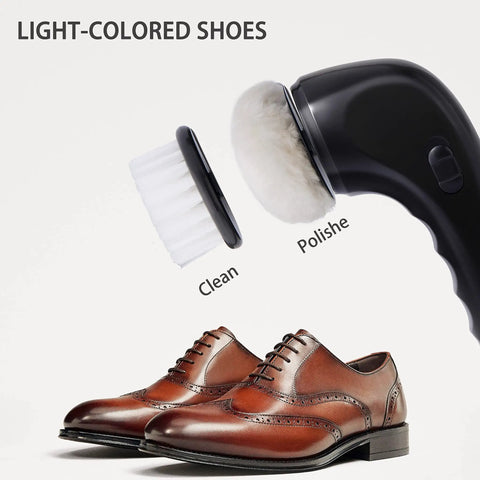 Advanced Electric Shoe Cleaner And High Torque Polisher Brush Featuring Portable Usb Recharge for detailed sneaker grooming with polish brush.