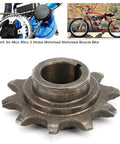 Front Sprocket For 415 Chain With Ten Teeth Iron Alloy Build For 2 Stroke Motorized Machines Built Tough For Upgraded Performance
