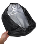 Top Shelf Outdoor Electric Vehicle Charger Cover Built Different With Heavy Duty Waterproof Cloth Shield for Tesla, black color, durable material.