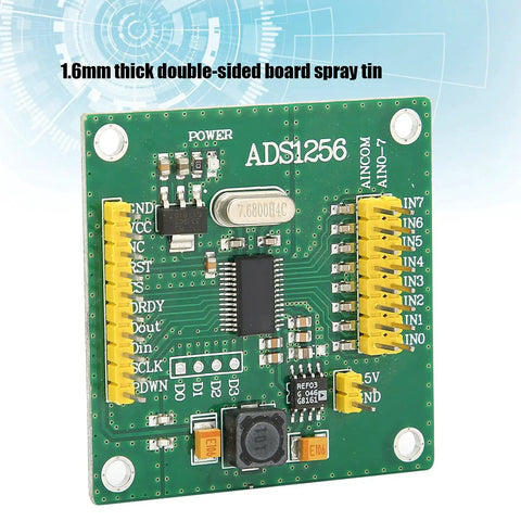 Analog To Digital Conversion Module With Eight Channel 24 Bit ADC Acquisition Board To Convert Analog Signals into Digital Data ADS1256 30ksps